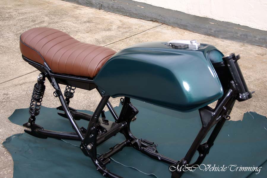 Custom motorbike seat